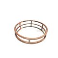 Comida Copper Round Mirror Tray, Stainless Steel CO2535338